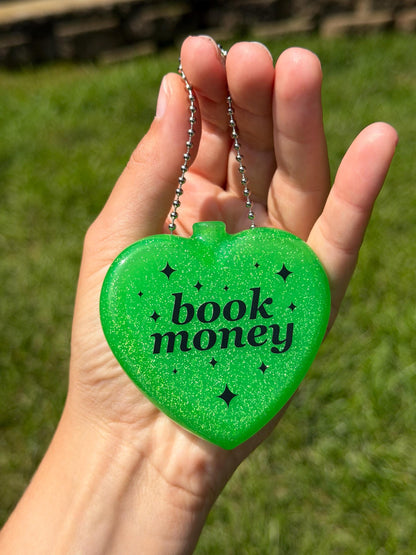 Vintage Heart Coin Purse - Book Money