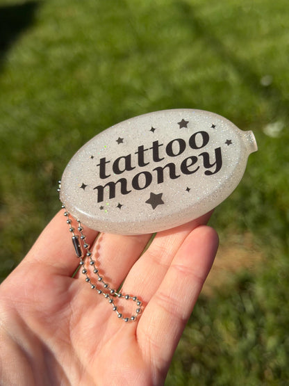 Vintage Oval Coin Purse - Tattoo Money