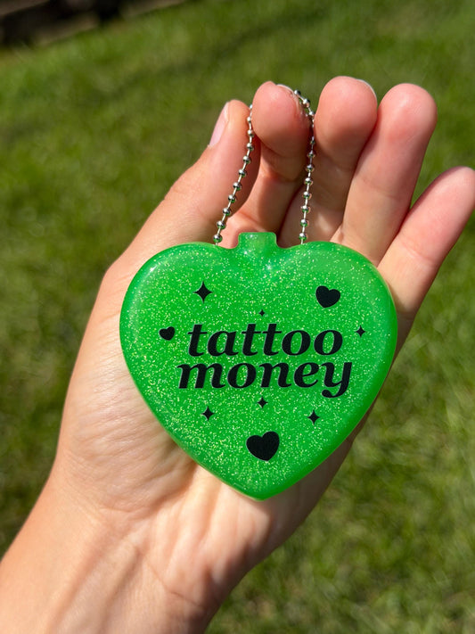 Vintage Heart Coin Purse - Tattoo Money