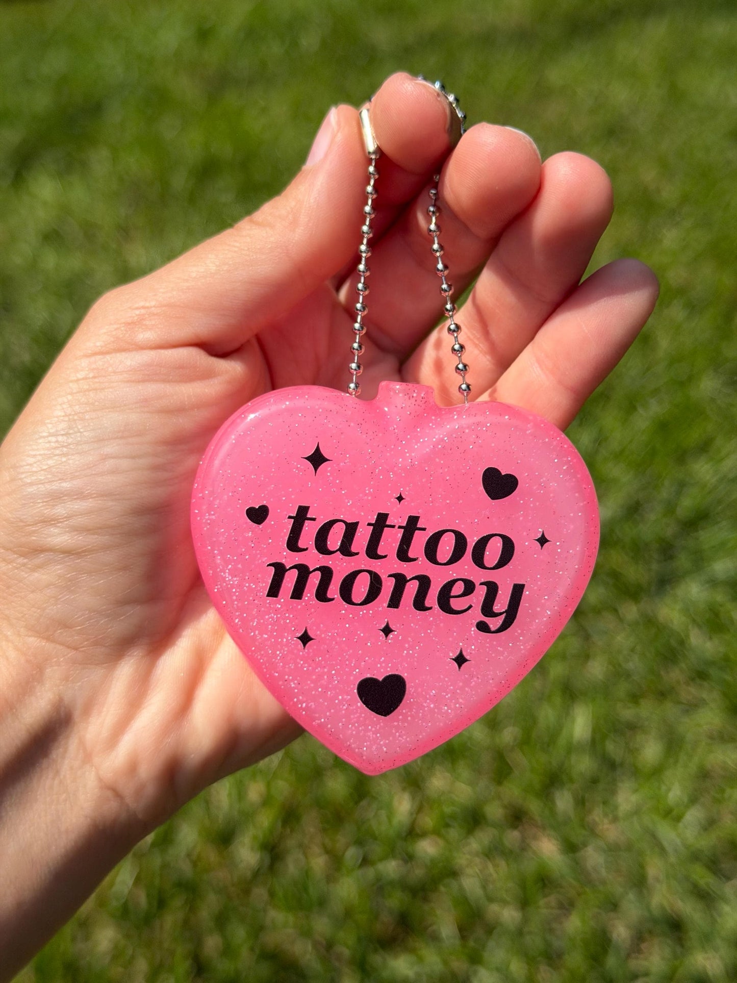 Vintage Heart Coin Purse - Tattoo Money