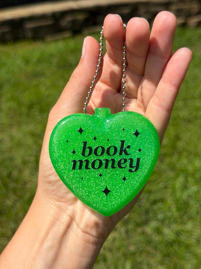 Vintage Heart Coin Purse - Book Money