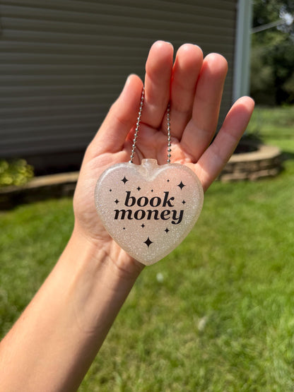 Vintage Heart Coin Purse - Book Money