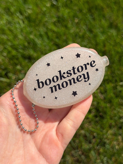 Vintage Oval Coin Purse - Bookstore Money