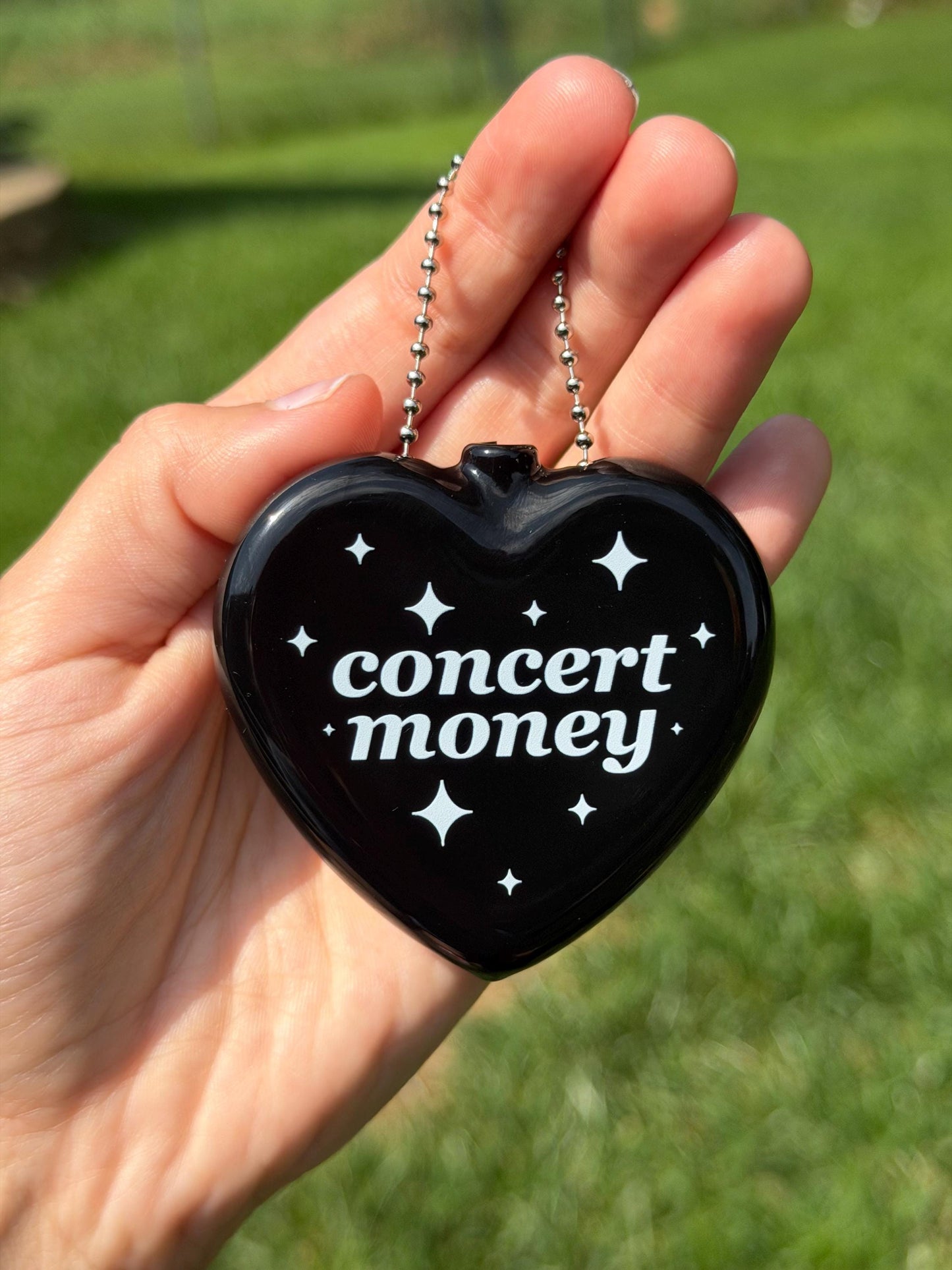 Vintage Heart Coin Purse - Concert Money