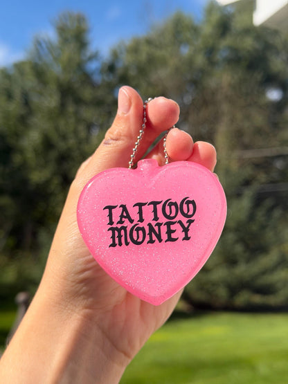 Vintage Heart Coin Purse - Tattoo Money