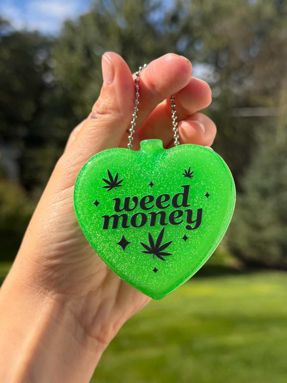 Vintage Heart Coin Purse - Weed Money