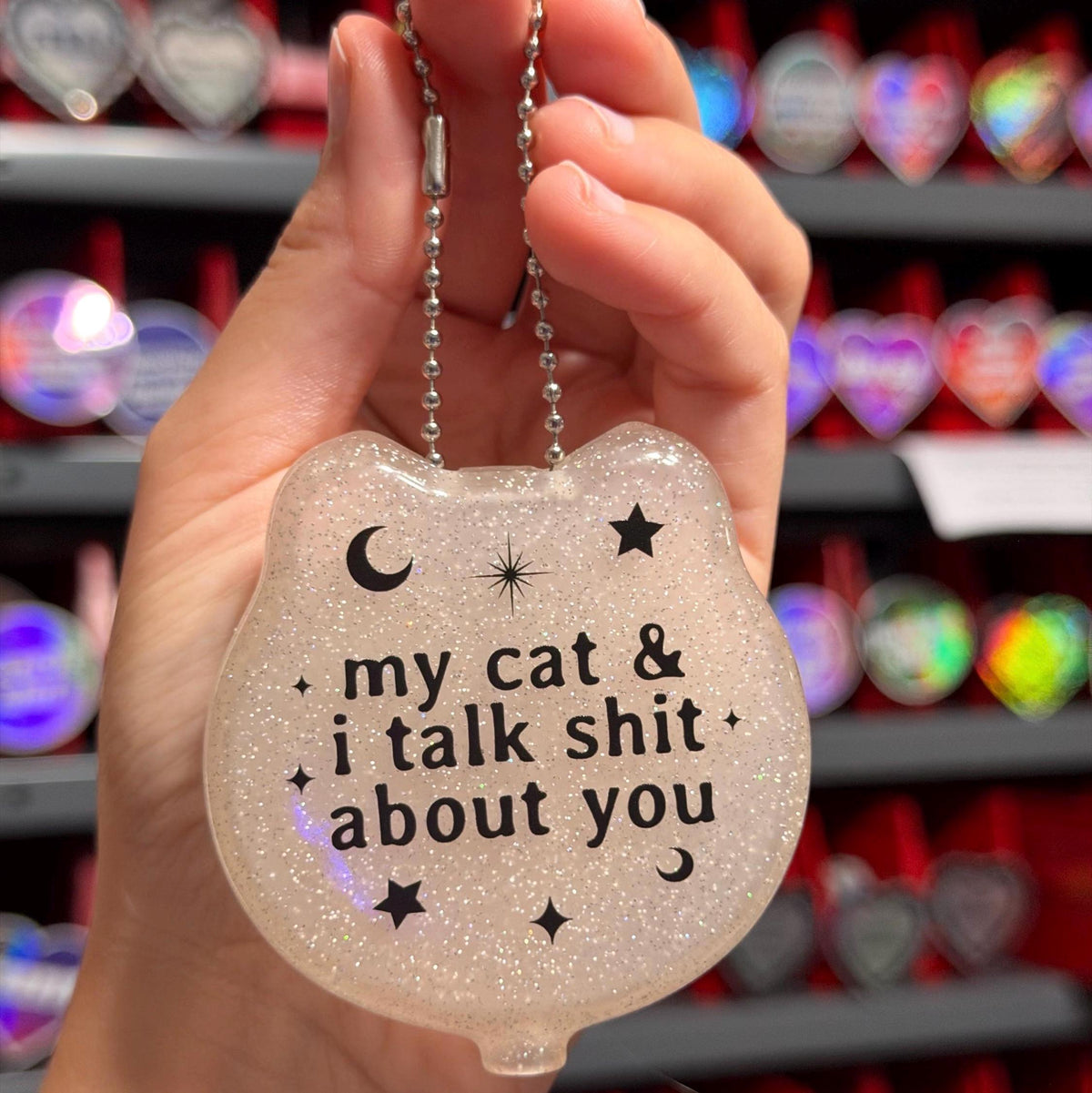 Vintage Cat Coin Purse - My Cat and I Talk Shit About You