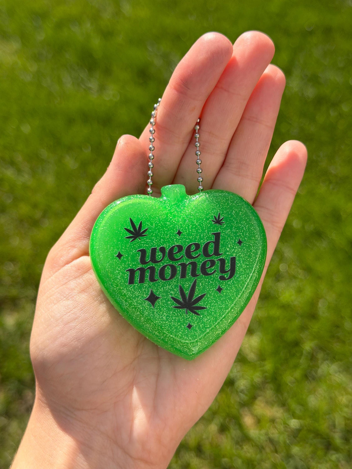 Vintage Heart Coin Purse - Weed Money
