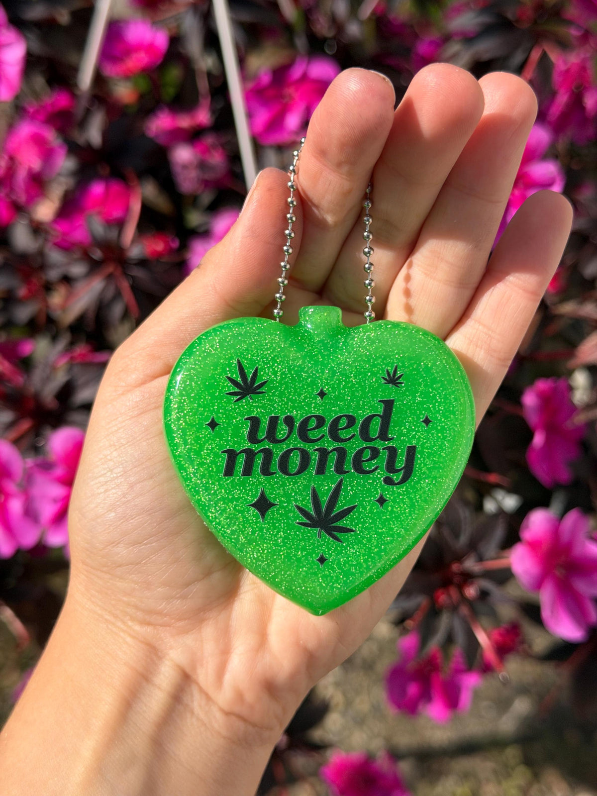 Vintage Heart Coin Purse - Weed Money