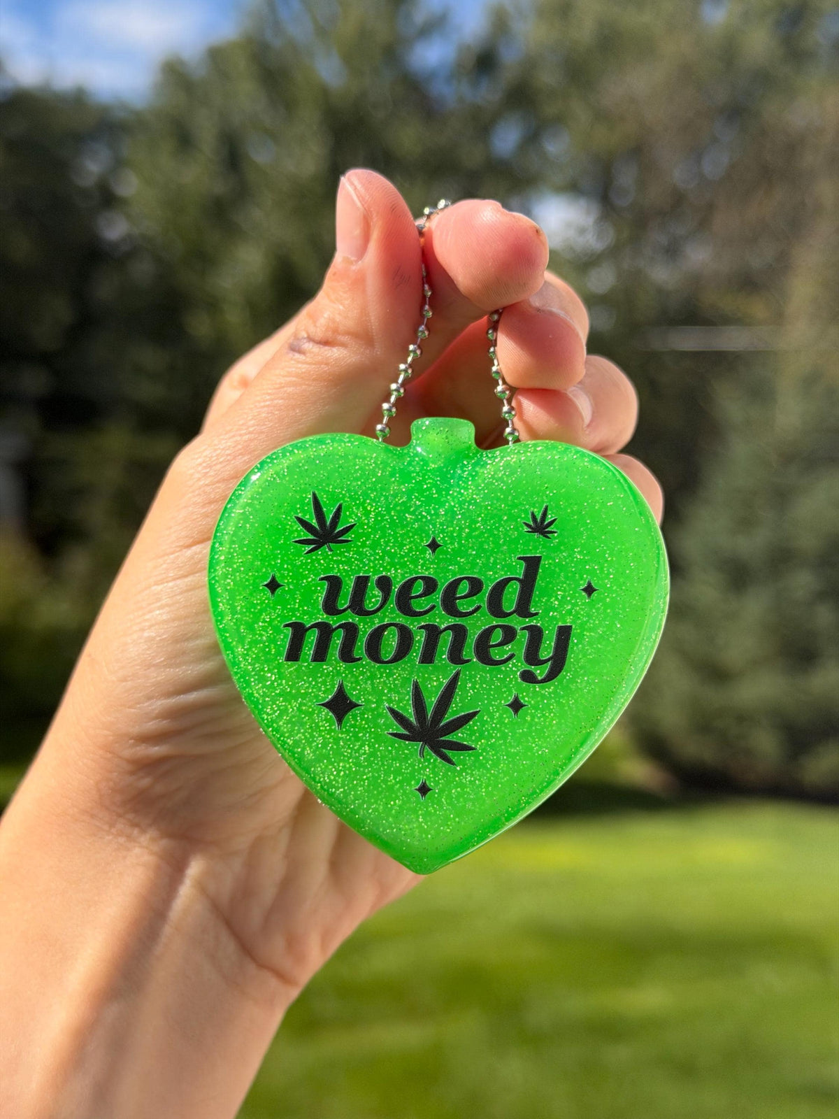 Vintage Heart Coin Purse - Weed Money