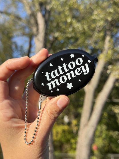 Vintage Oval Coin Purse - Tattoo Money