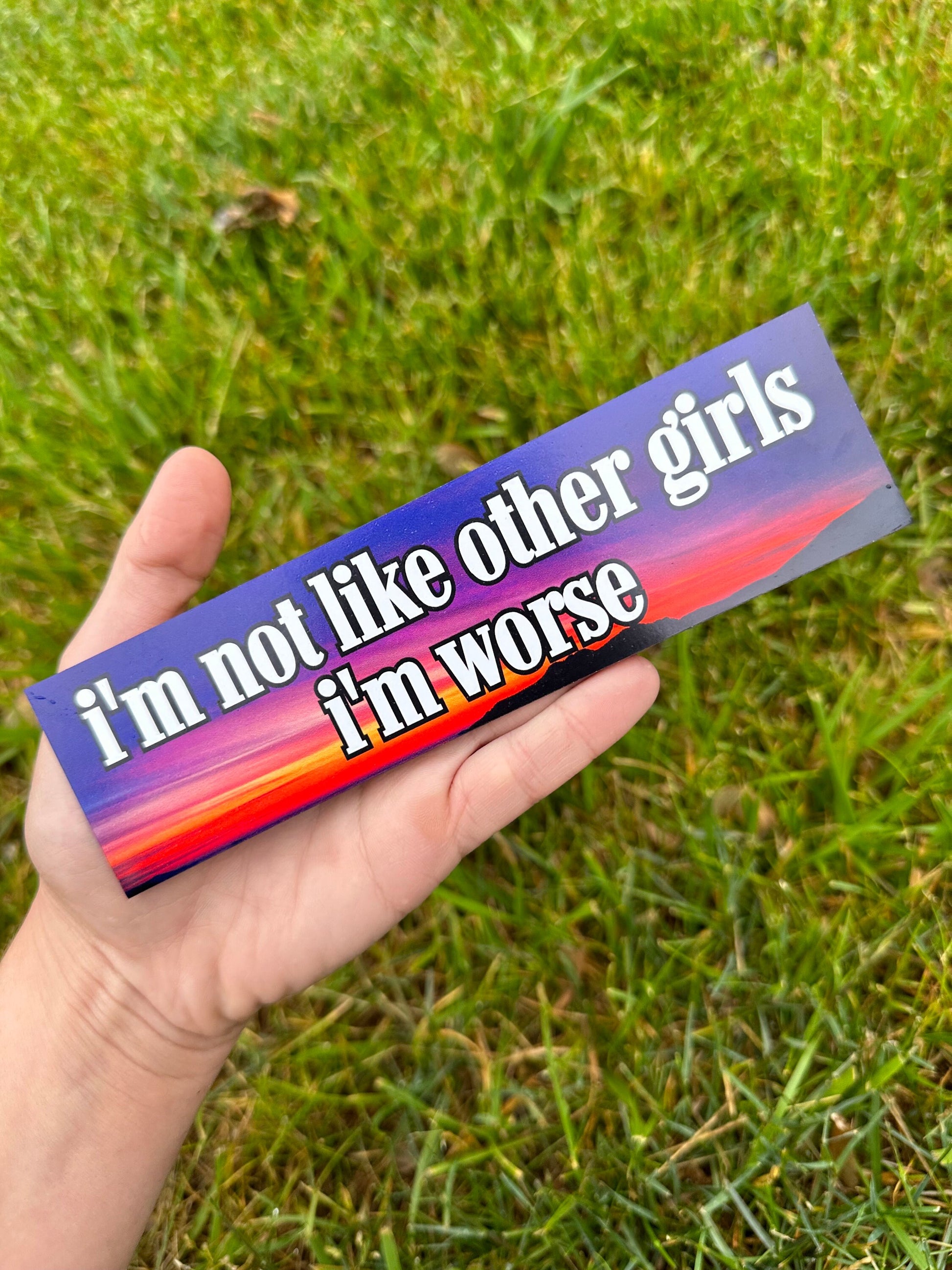 I’m Not Like Other Girls I’m Worse Car Magnet