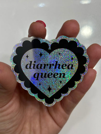 Diarrhea Queen Pixie Dust Sticker 2.7x2.5