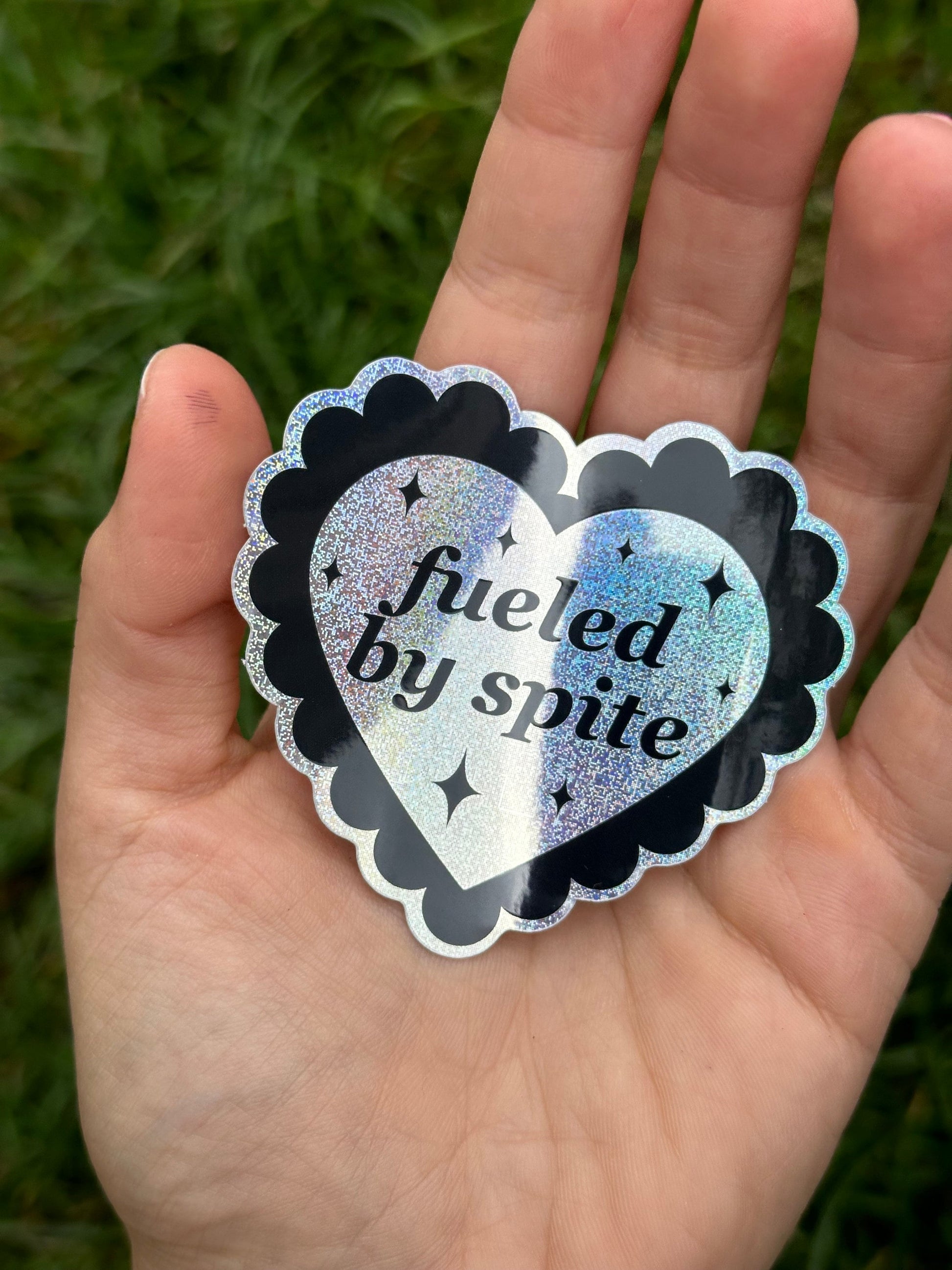 Fueled By Spite Pixie Dust Sticker 2.7x2.5