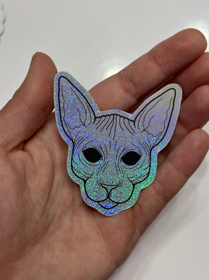 Sphinx Cat Pixie Dust Sticker