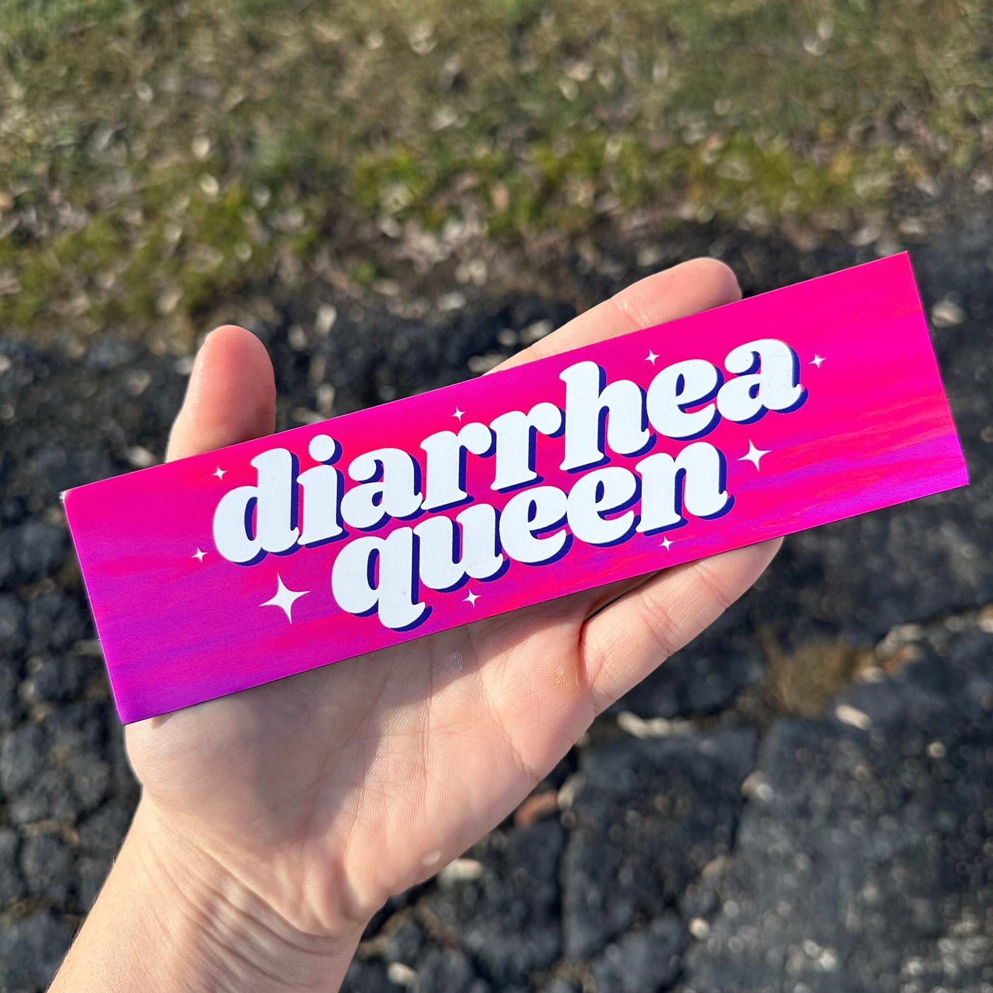 Diarrhea Queen Car Magnet