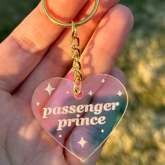 Passenger Prince Iridescent Acrylic Keychain